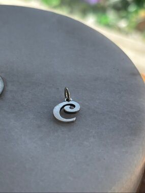 Small James Avery C Script Initial Charm new!